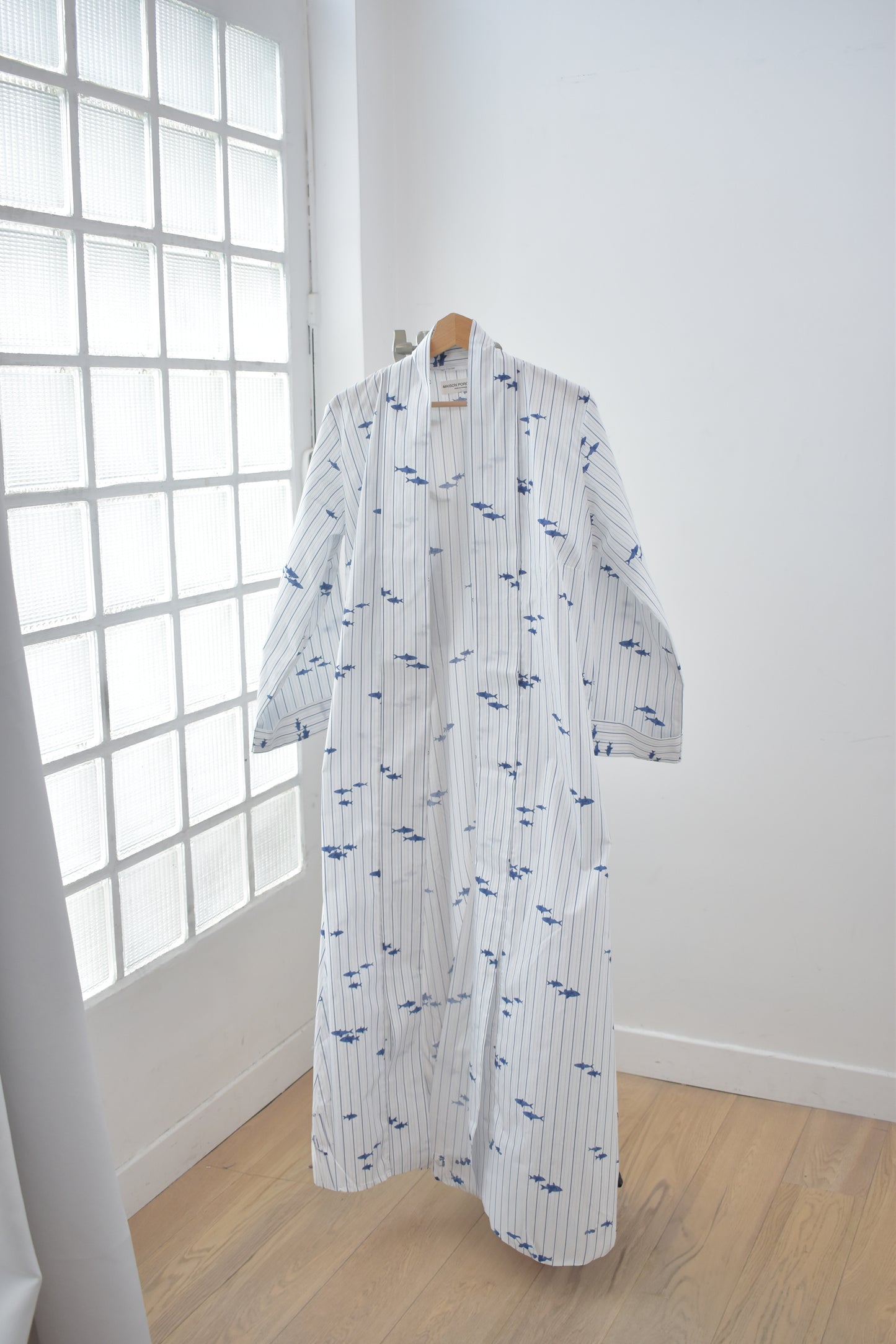 Kibaya Marina rayures bleues