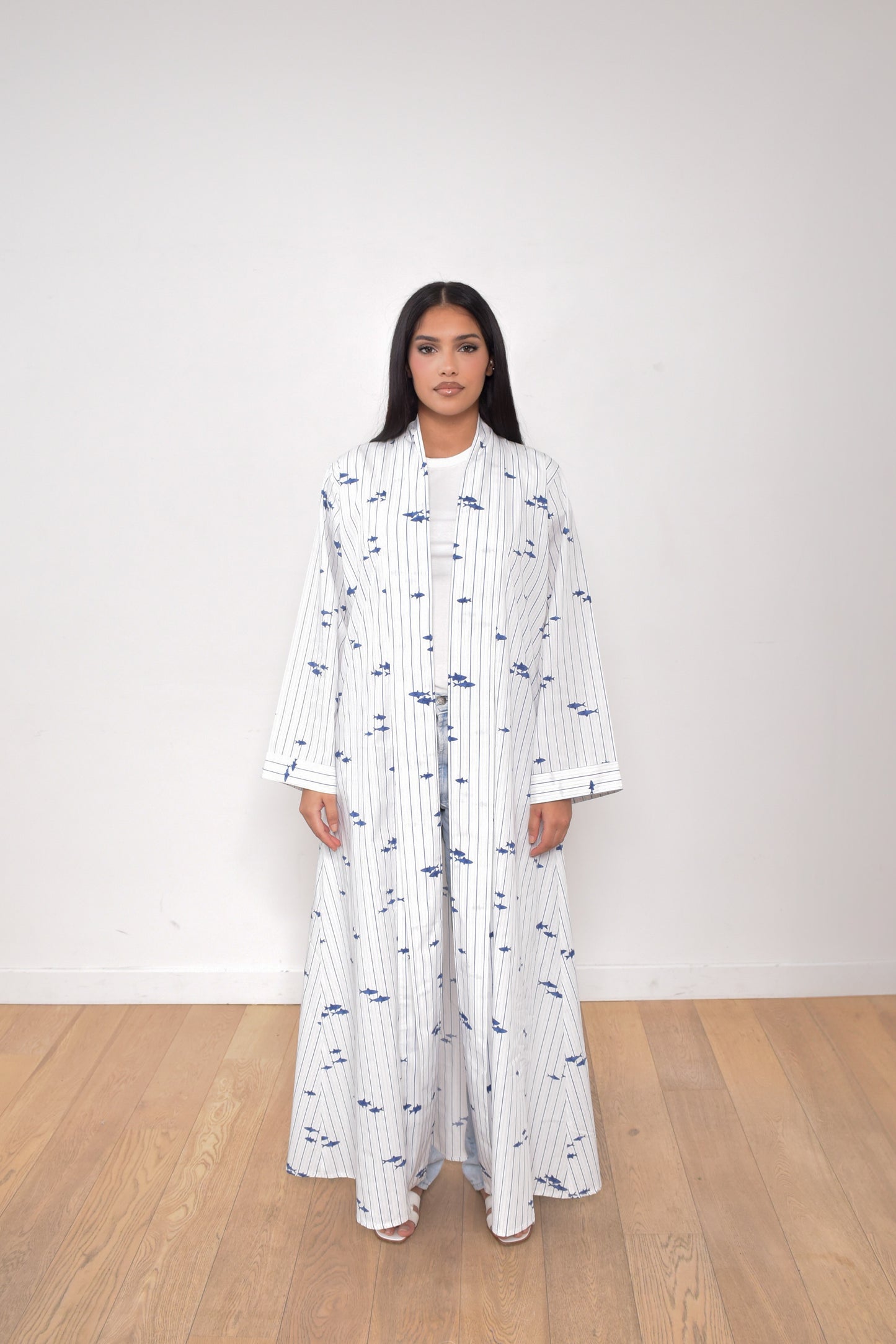 Kibaya Marina rayures bleues
