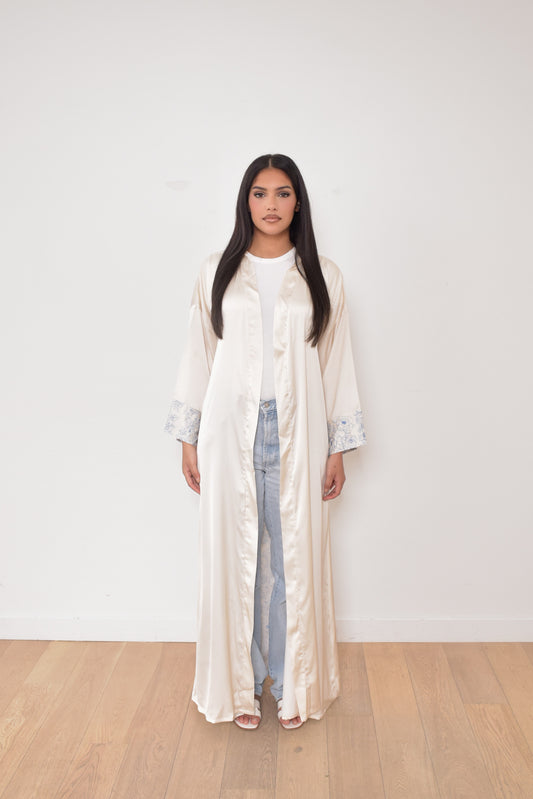 Kibaya Satinée off white